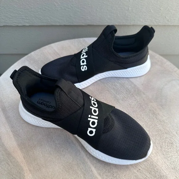 Adidas Puremotion Adapt Womens 8.5 Black Slip On Sneakers FX7326 - Picture 8 of 14